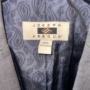 JOSEPH ABBOUD SUIT BLUE ,very comfy, last one!